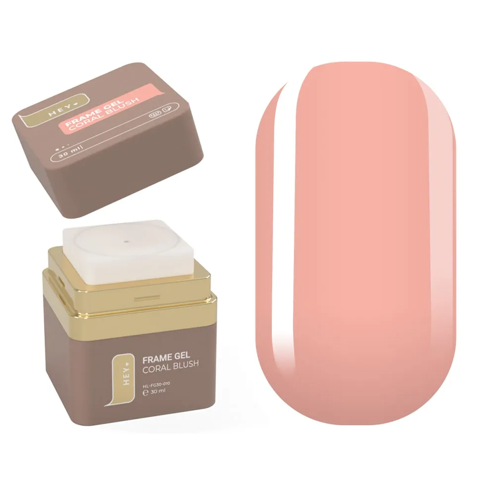 HEYLOVE Frame Gel "Coral Blush", бежево-персиковый, 30 мл