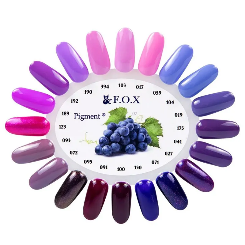 F.O.X gel-polish gold Pigment 123, 6 ml
