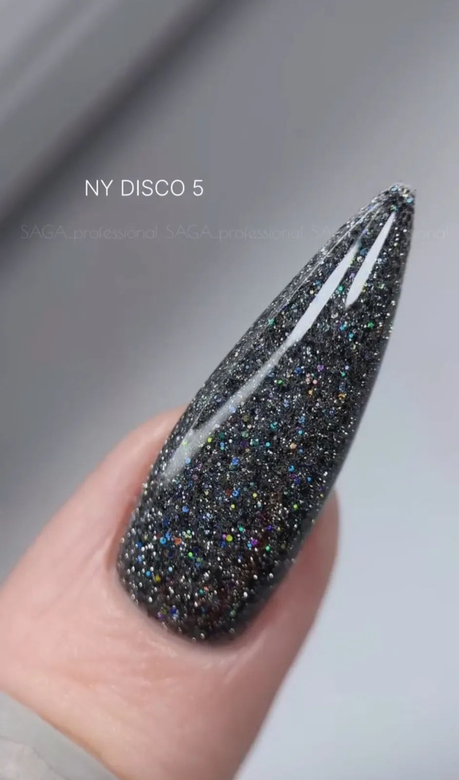 Гель-лак Saga, лімітована колекція NY DISCO №5, світловідбиваючий, 9 мл