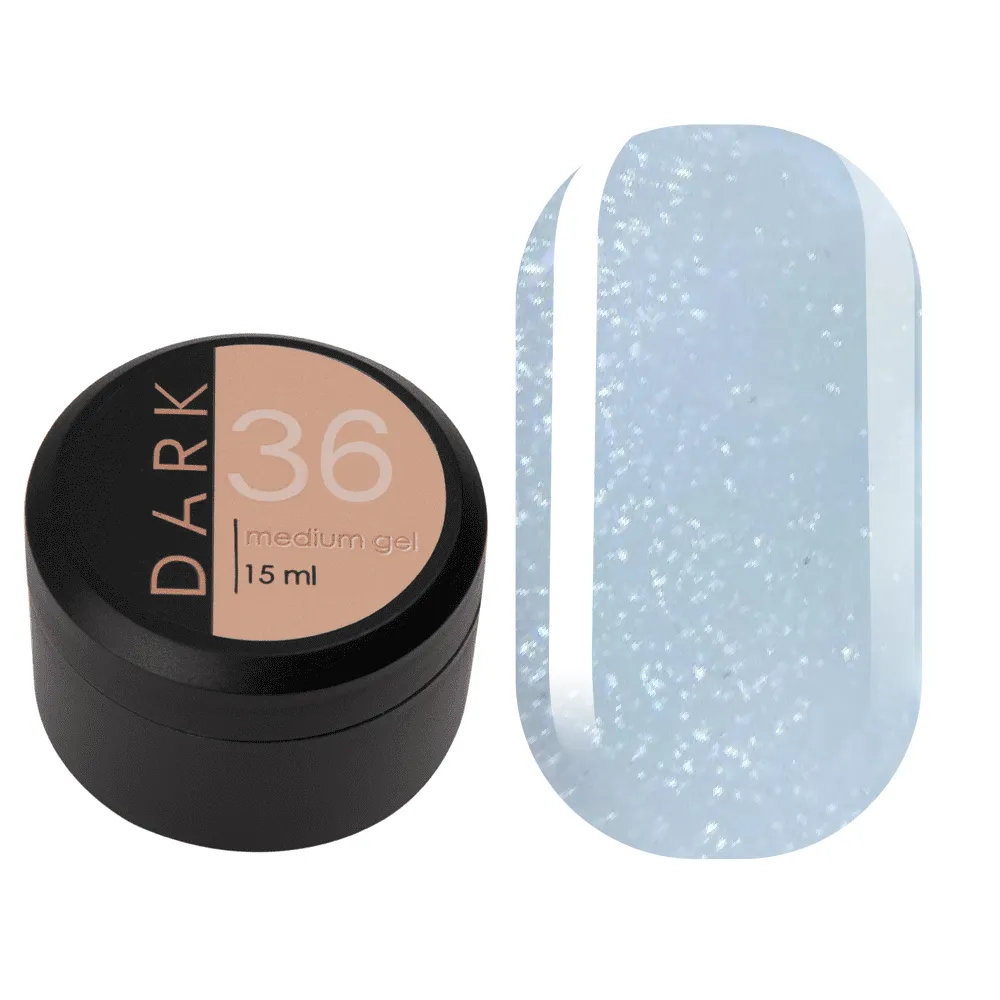 DARK Medium Gel №36, 15 мл, без пензлика