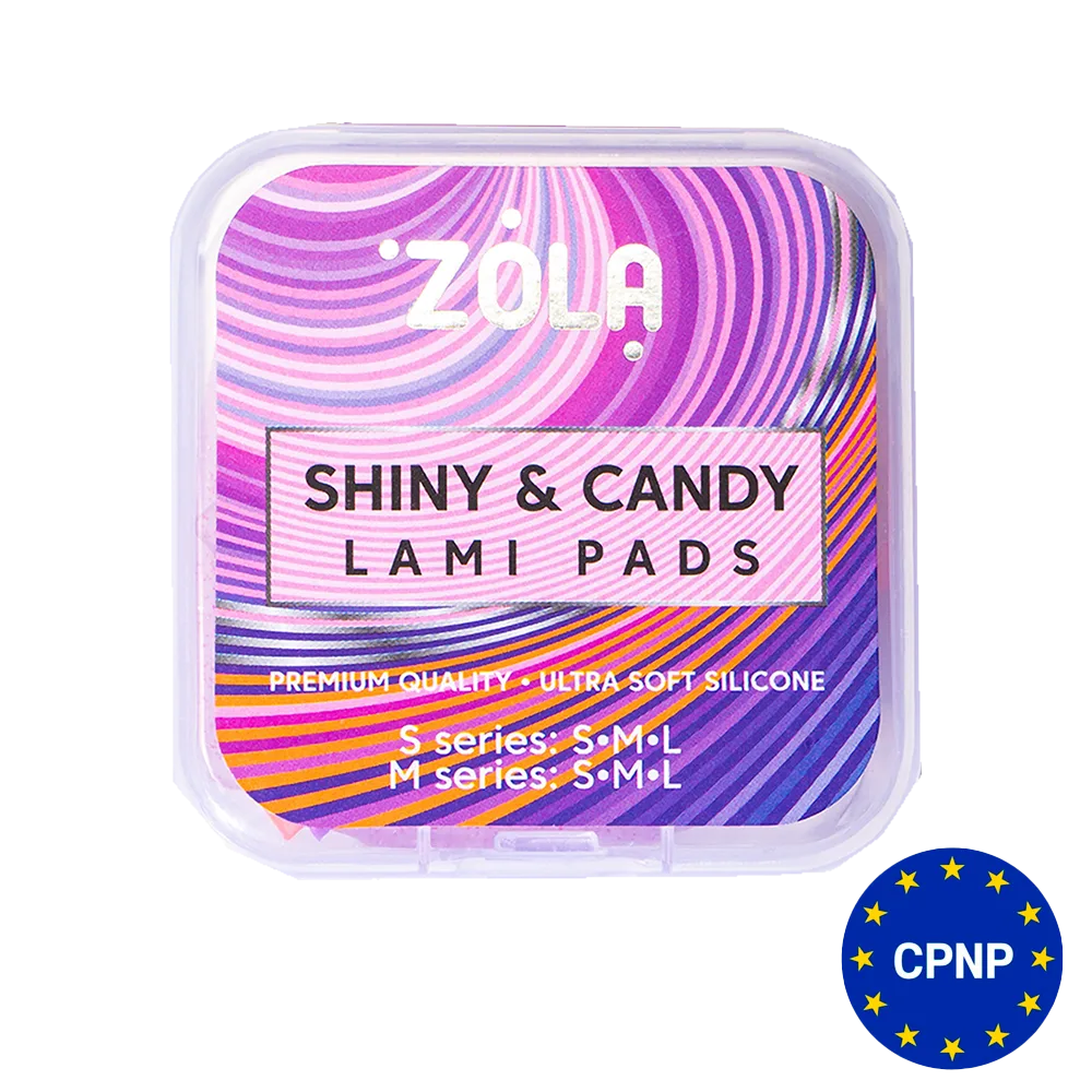 Валики для ламінування ZOLA, Shine&Candy Lami Pads (S series-S, M, L, M series - S, M, L)