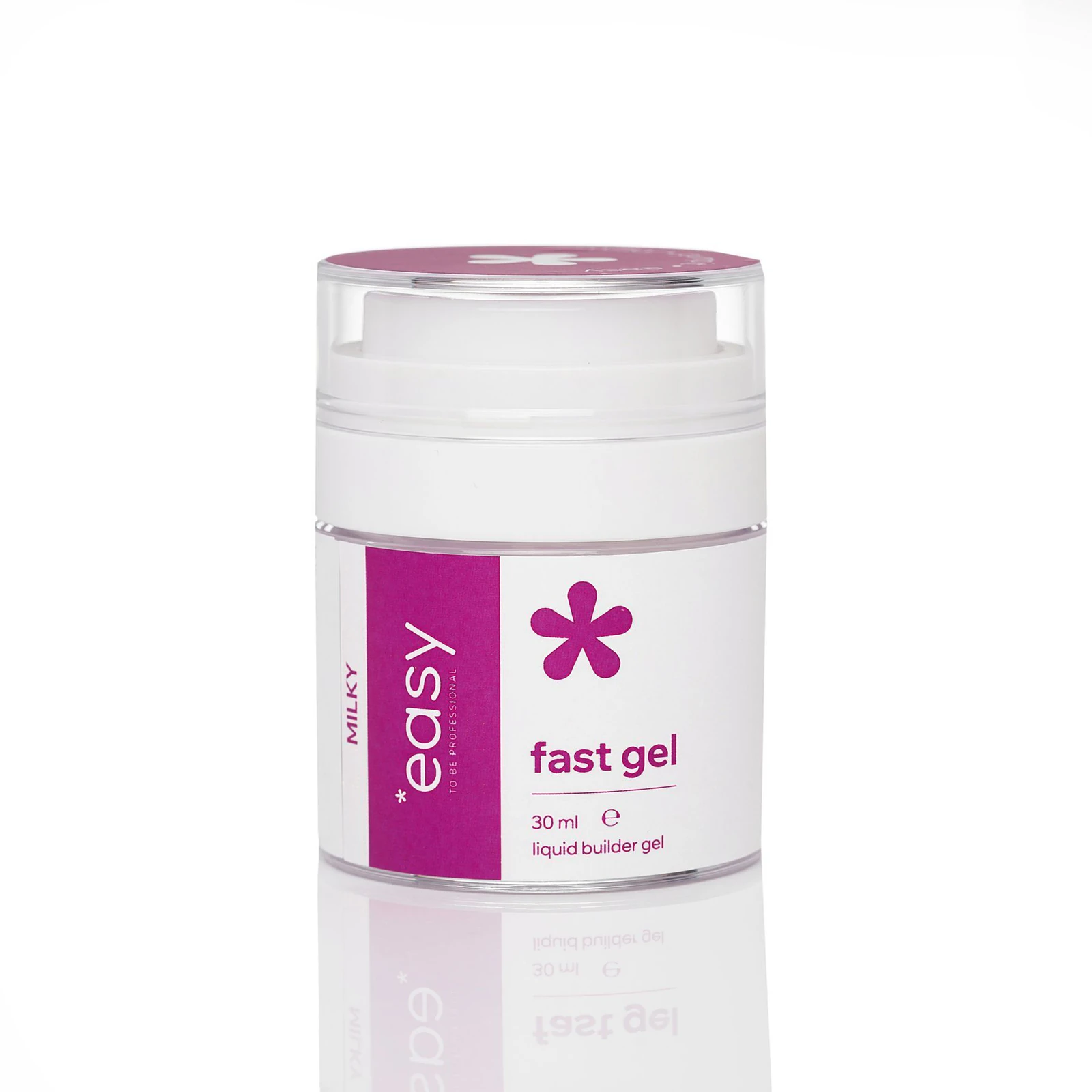 Рідкий моделюючий гель Easy Fast Gel, milky, 30 мл