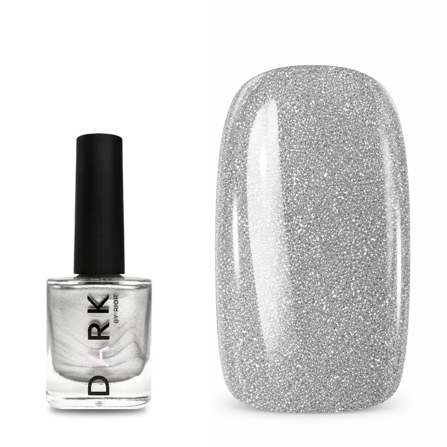 DARK Stamping polish №03, серебряный, 10 мл