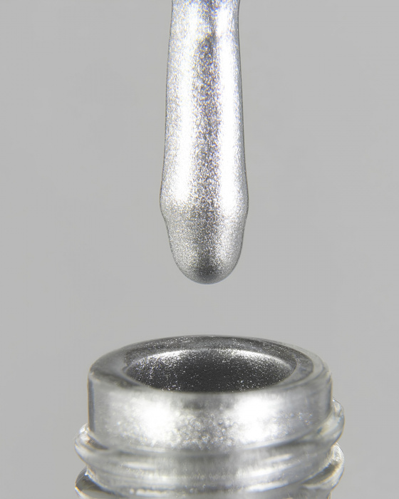 DARK Stamping polish №03, срібний, 10 мл