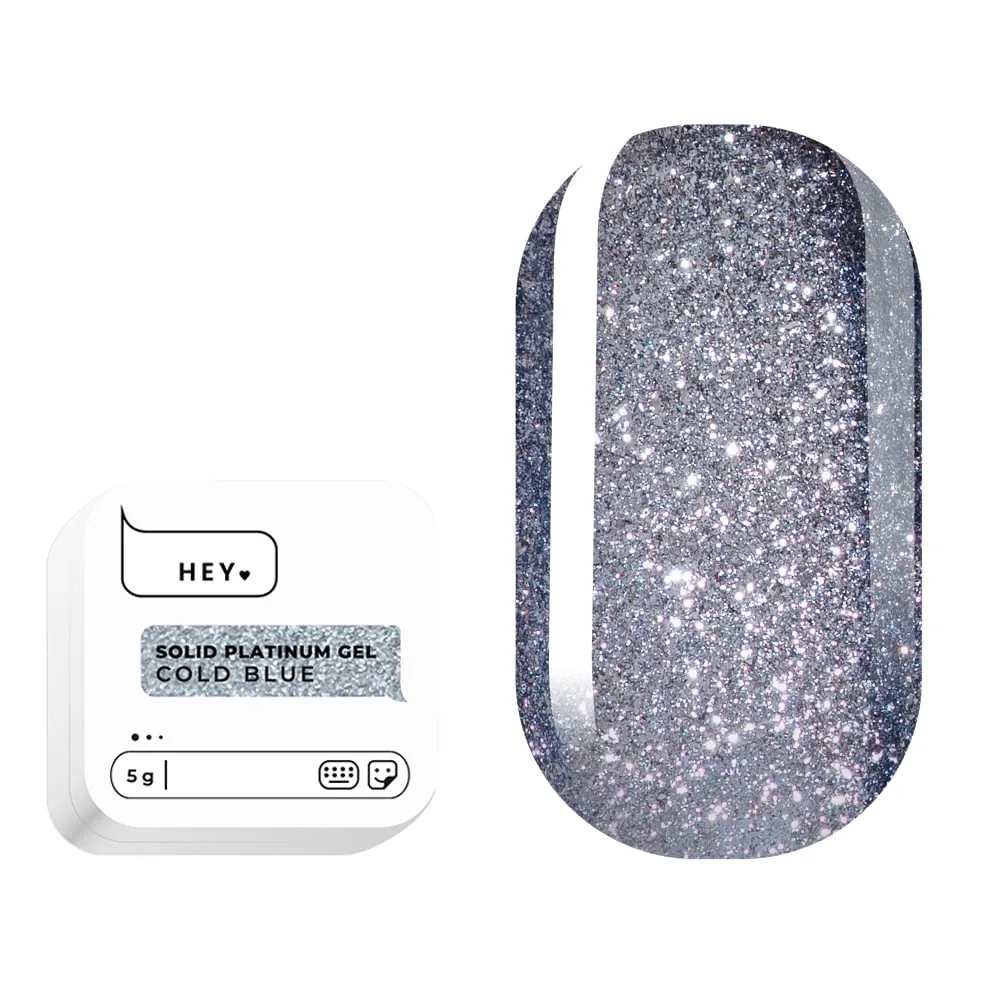 Гель-фарба HEYLOVE Solid platinum gel Cold Blue, 5 г