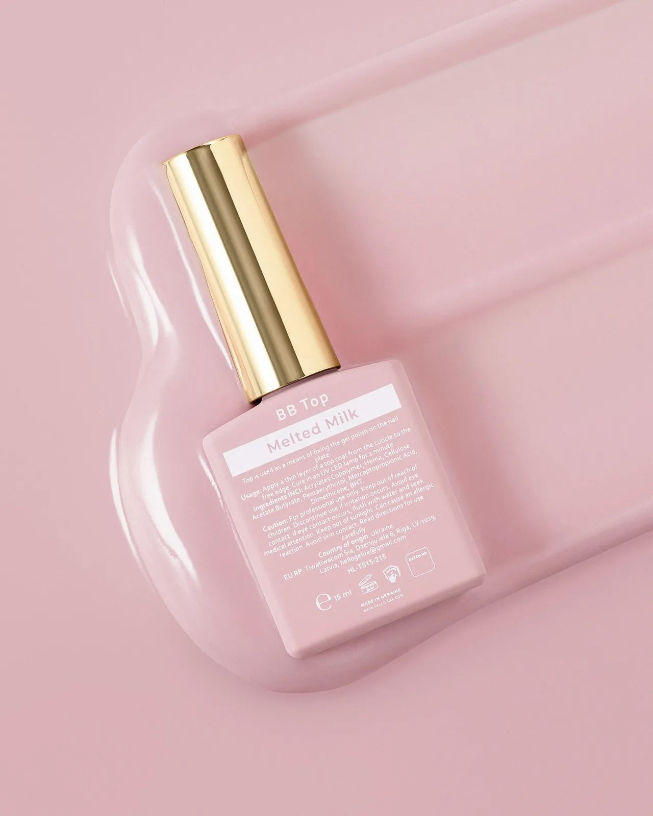 Топ HEYLOVE BB Top Melted Milk, 15 мл