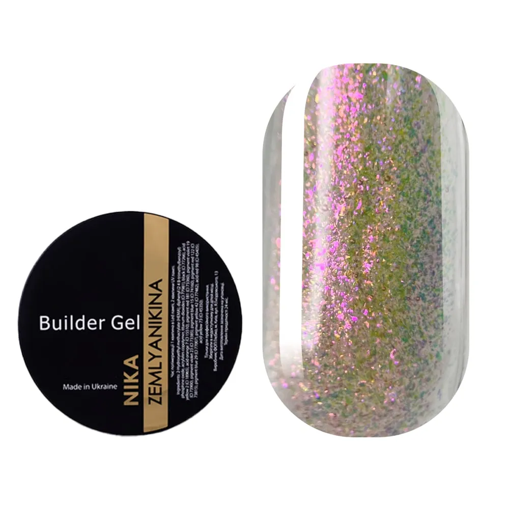 Гель для нарощування Nika Zemlyanikina Builder gel Festival №06, 15 мл