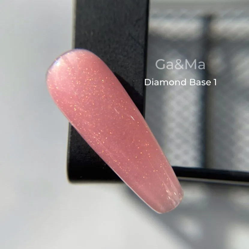 База GÉMELY ex GA&MA Diamond №1 персикова з шимером, 15 мл