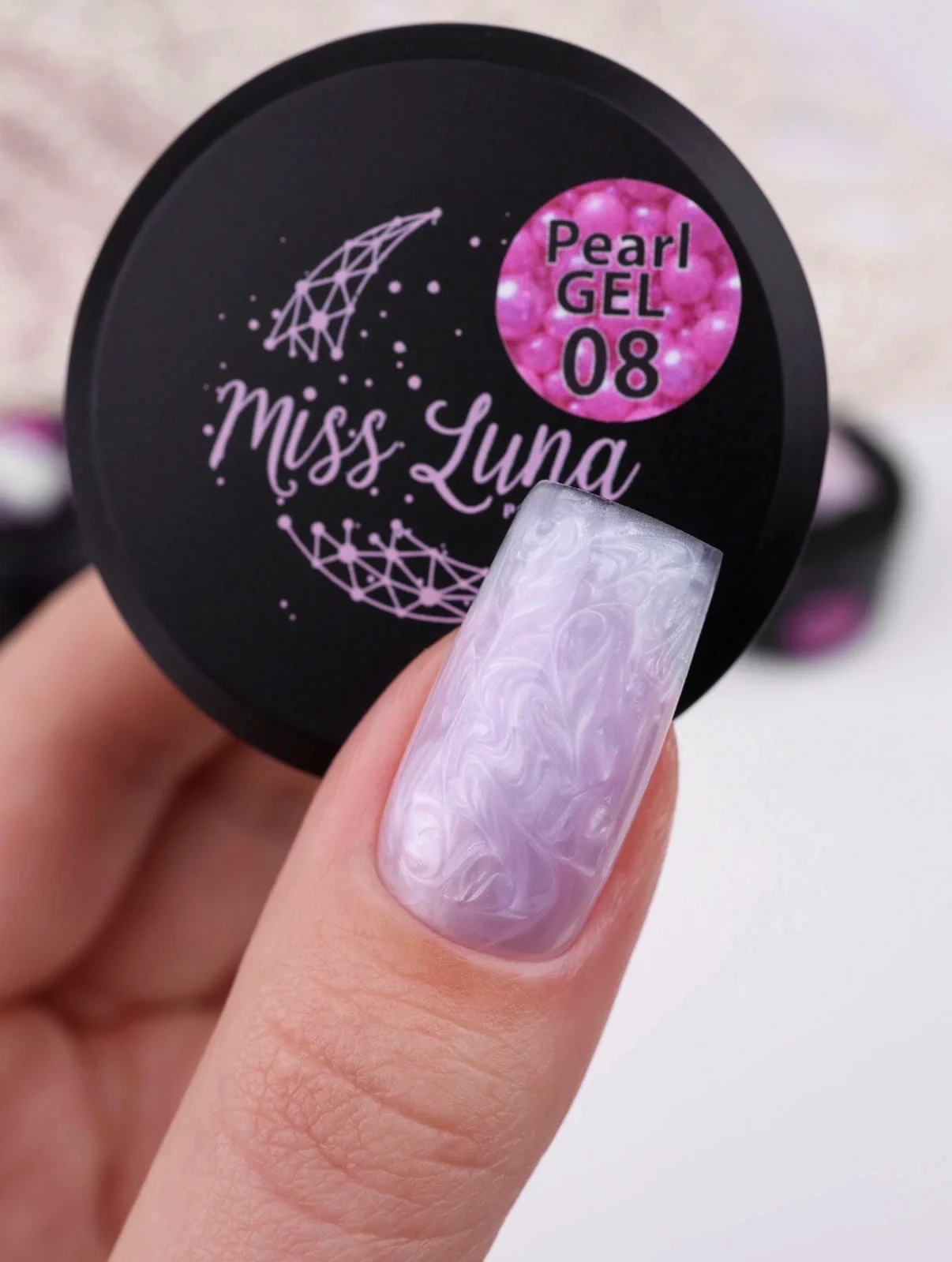 Pearl gel, Miss Luna Premium №08, 15 мл