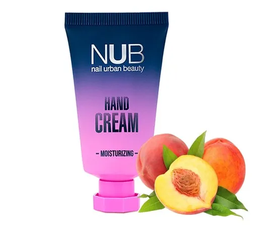 Крем для рук NUB зволожуючий Hand Cream Moisturizing, персик, 30 мл