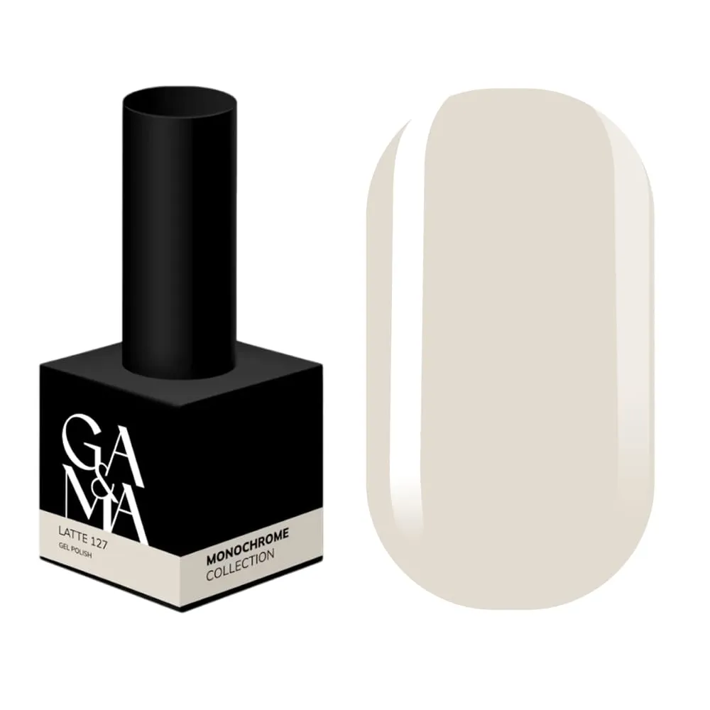 Гель-лак GÉMELY ex GA&MA №127 Latte, 10 мл