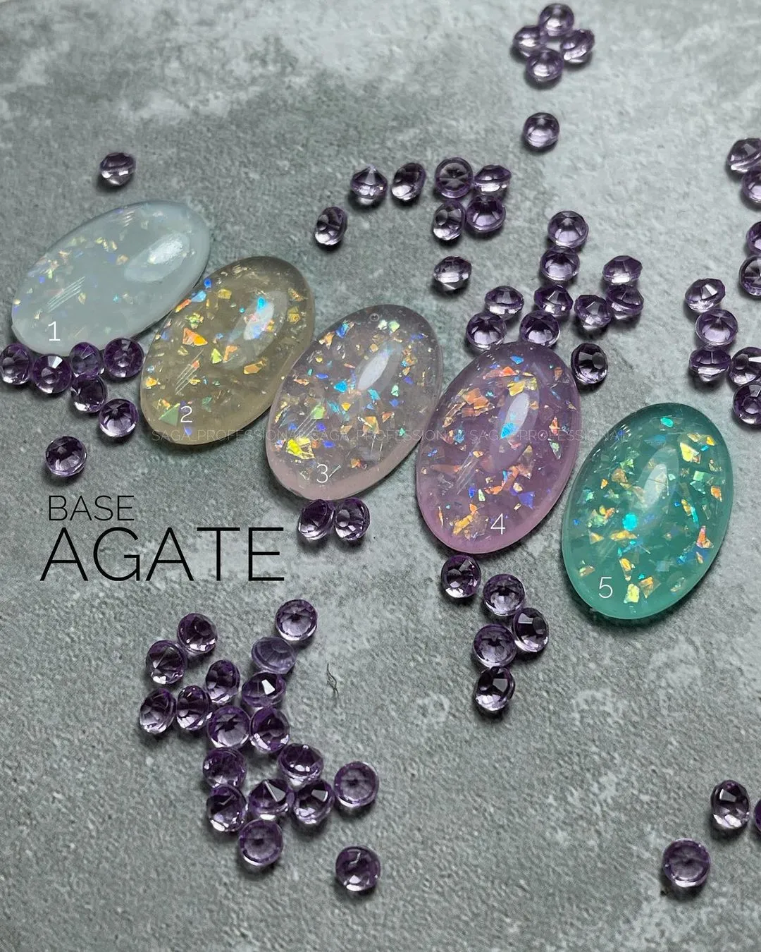База Saga Professional Agate Base №5, 8 мл