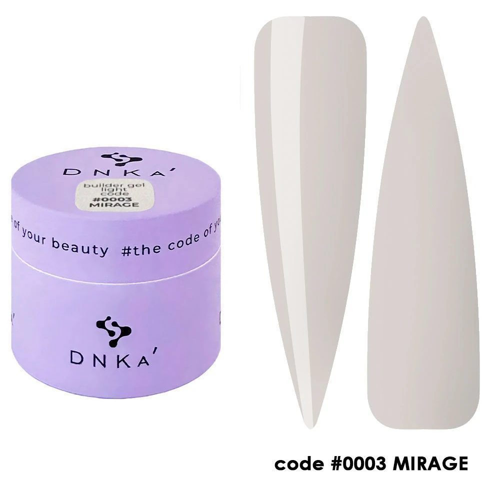 Гель DNKa Builder gel Light №003 Mirage, 15 мл