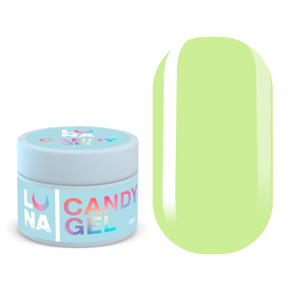 LUNA Candy gel 2, камуфлюючий гель, лайм, 30 мл