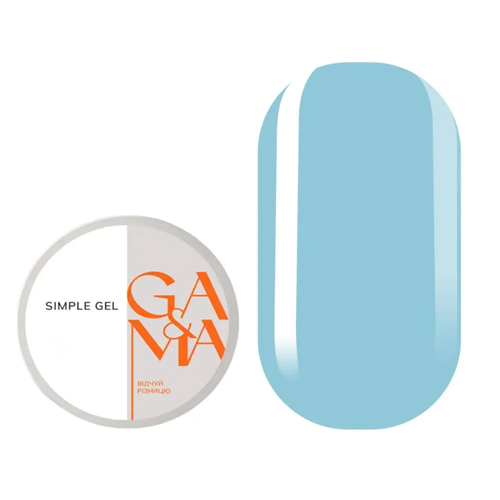Гель GÉMELY ex GA&MA Simple gel №42 Bubble Gum, 15 мл