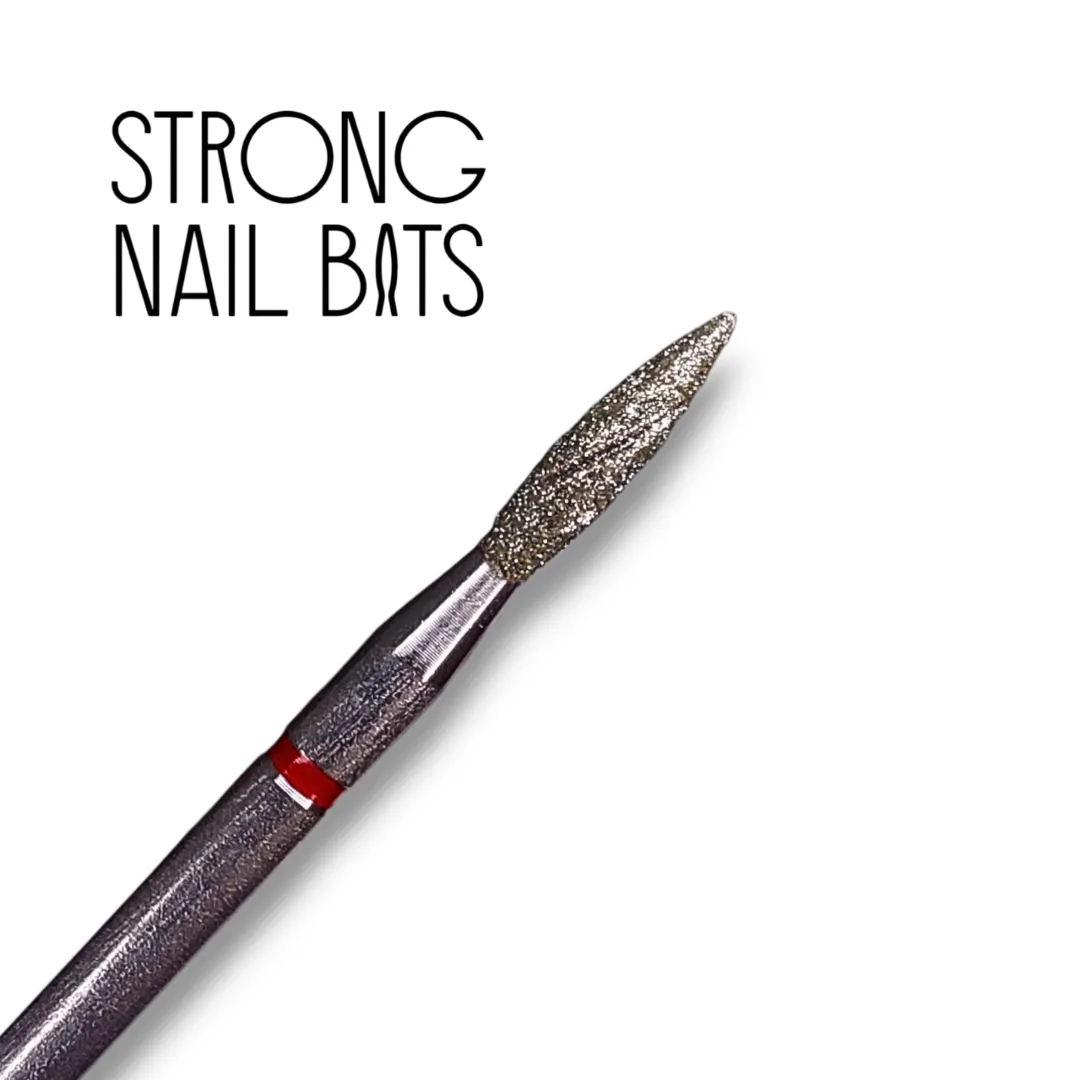 Фреза алмазна Strong nail bits PREMIUM (циркуляційна) полум'я червоне, 0,21 см