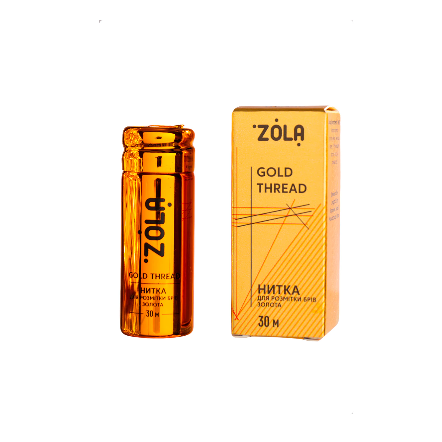 Нитка ZOLA для розмітки, золота, 30 м