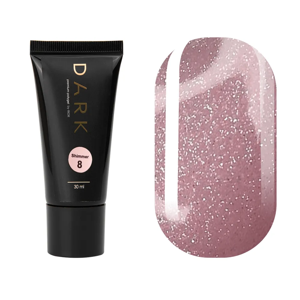 DARK PolyGel 8 shimmer, 30 мл