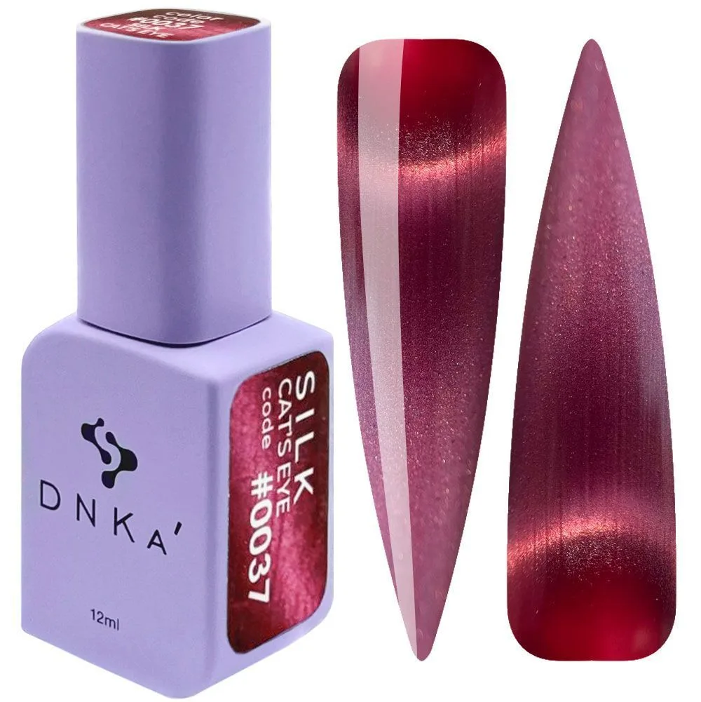 Гель-лак DNKa Cat's Eye, №0037, SILK, 12 мл