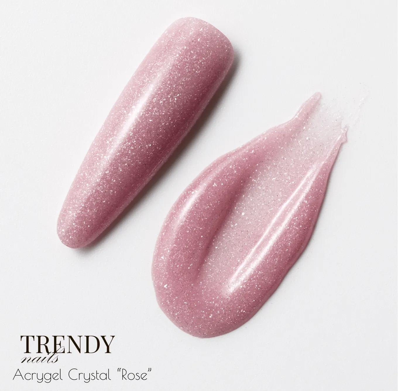 Акригель Trendy Nails Crystal Rose, 15 г