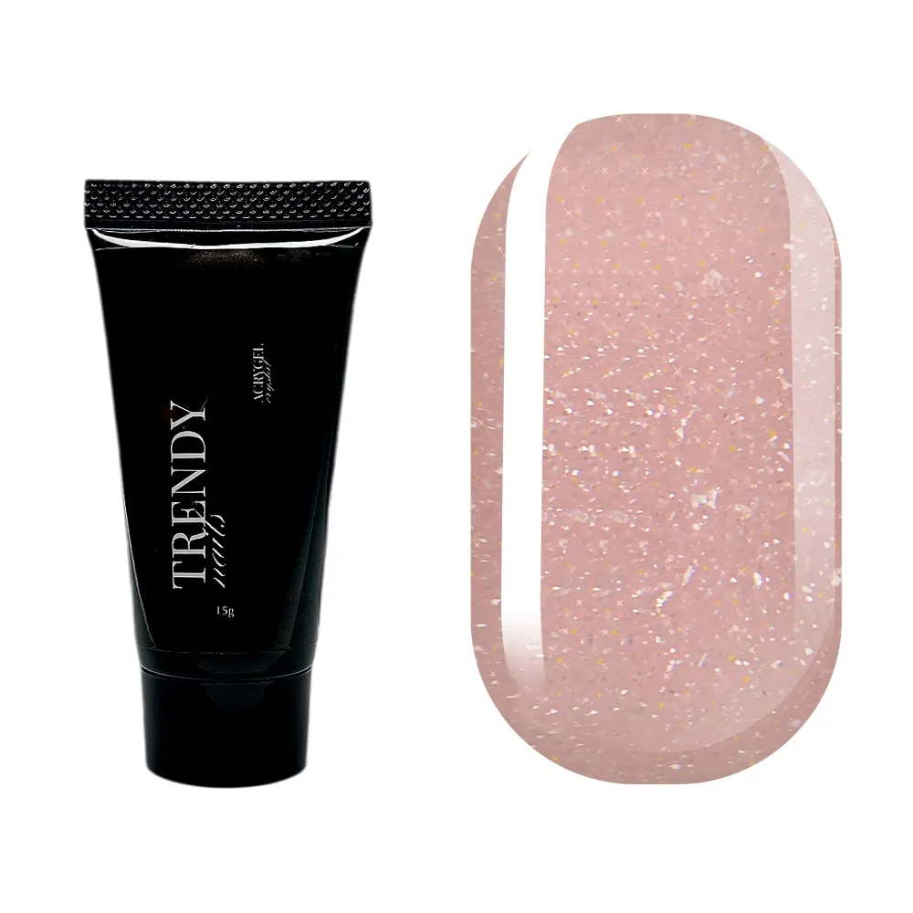 Акригель Trendy Nails Crystal Rose, 15 г