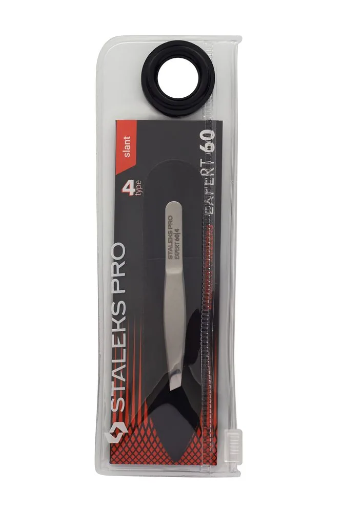 Пінцет для брів Staleks Expert 60 TYPE 4 (TE-60/4)