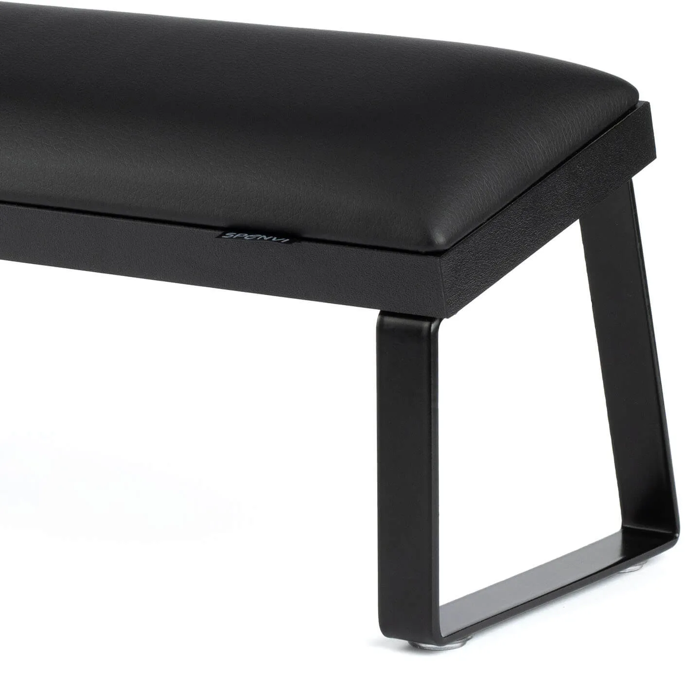 Підлокітник для манікюру Loft на скошених чорних металевих ніжках Total Black