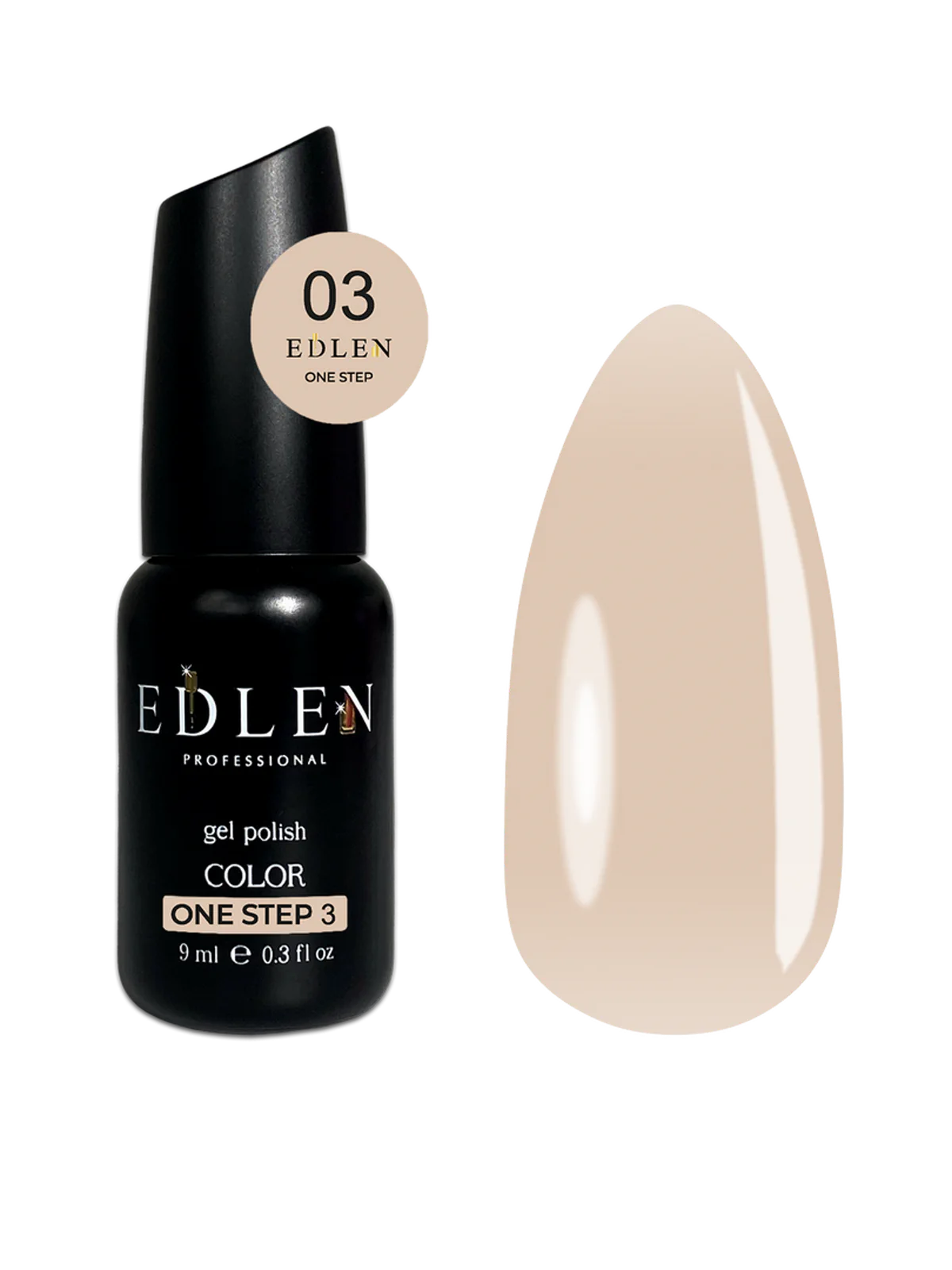 Однофазный гель-лак Edlen One Step, №03, 9 мл