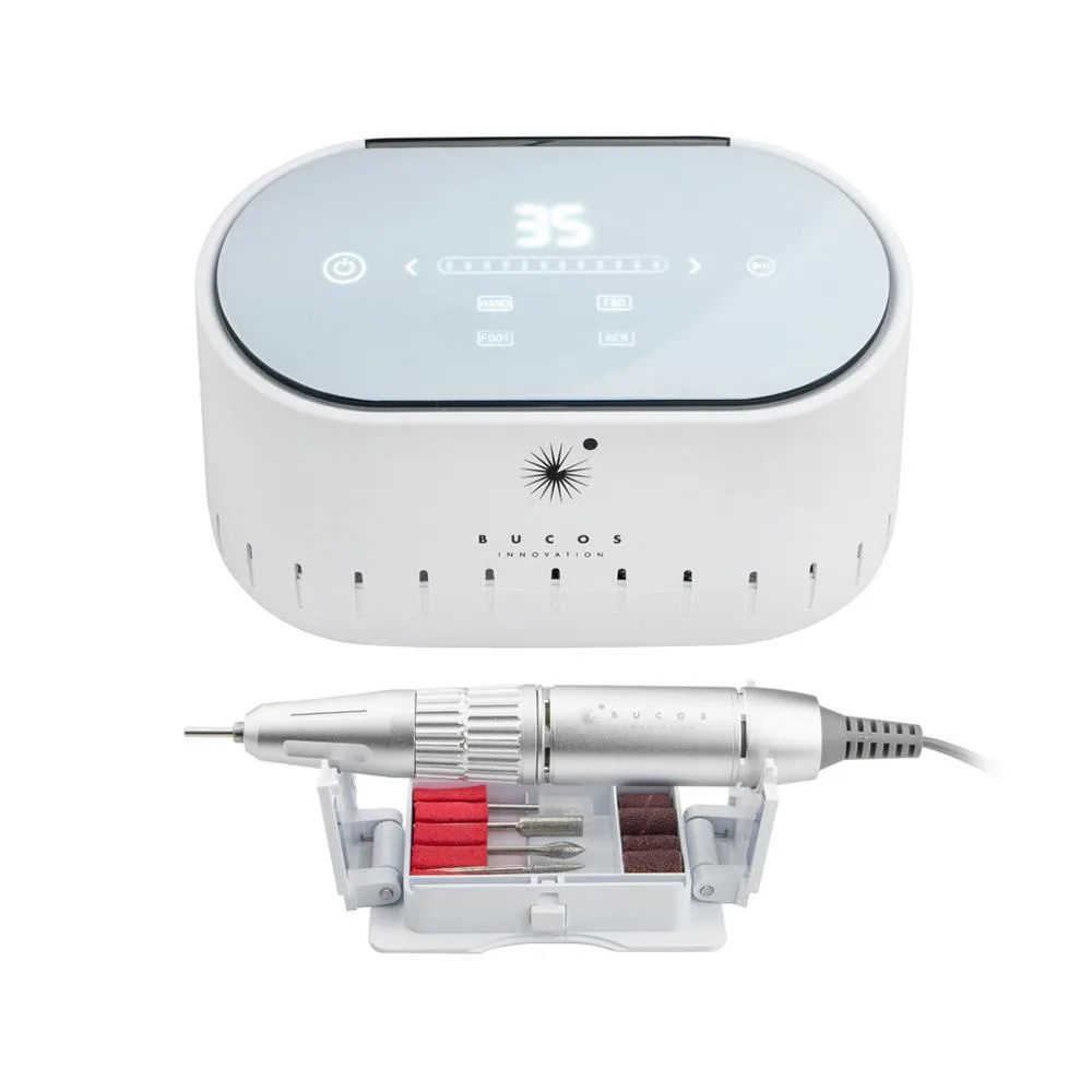 Фрезер BUCOS Nail Drill X3 Pro WHITE PEARL (65W/35000 об.)
