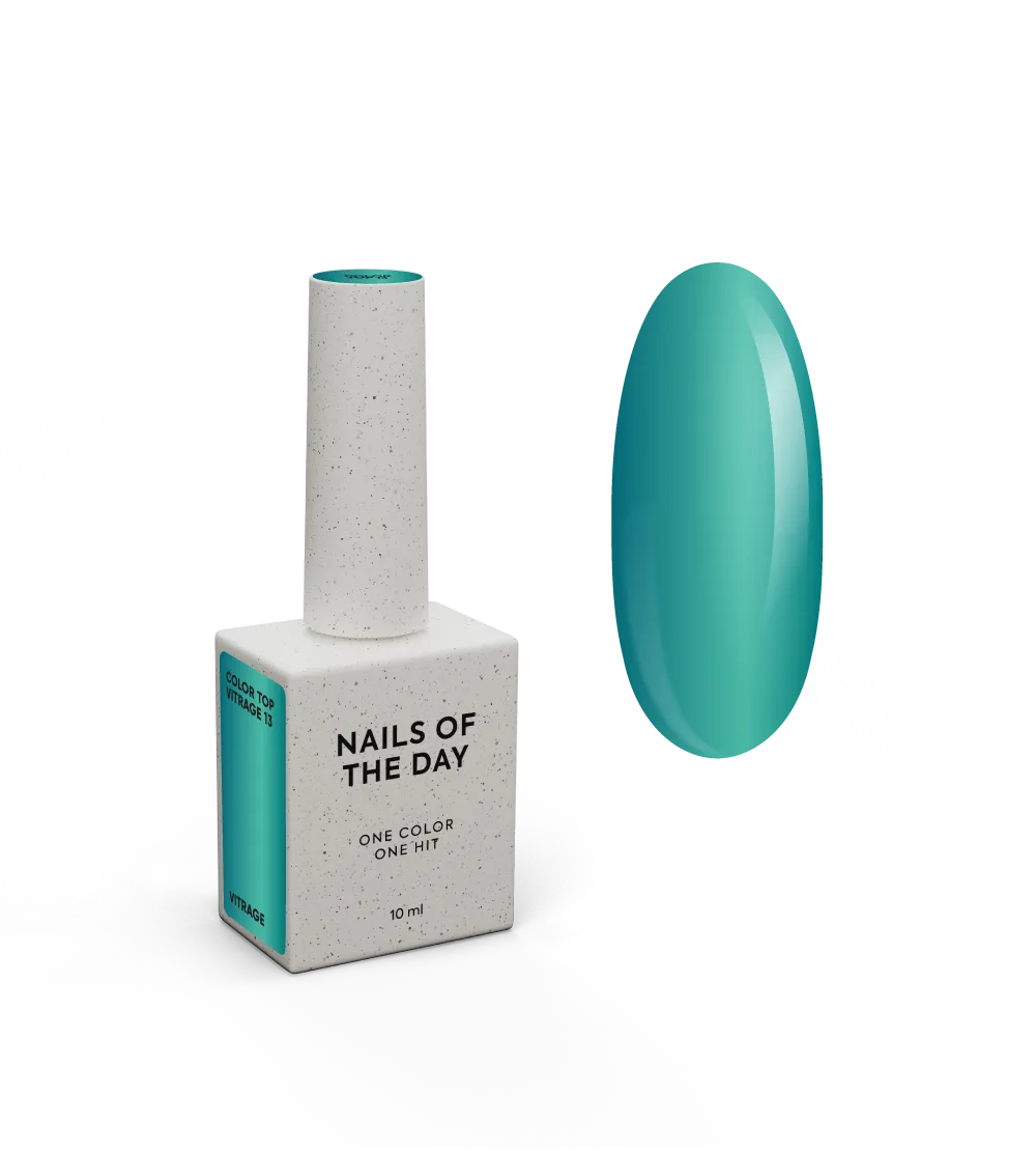 Top NAILSOFTHEDAY Color №13, 10 мл (vitrage)