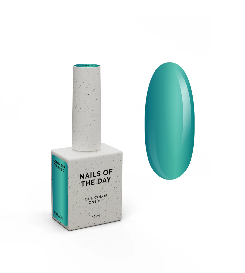 Top NAILSOFTHEDAY Color №13, 10 мл (vitrage)