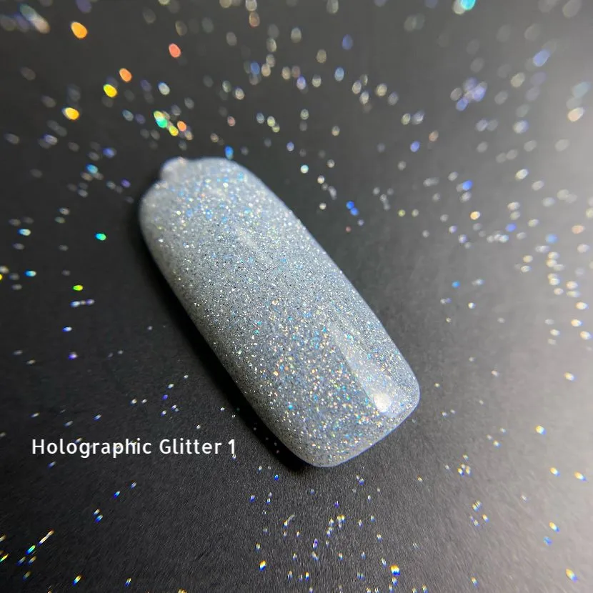 Гель-лак GÉMELY ex GA&MA Holographic Glitter №1, 10 мл