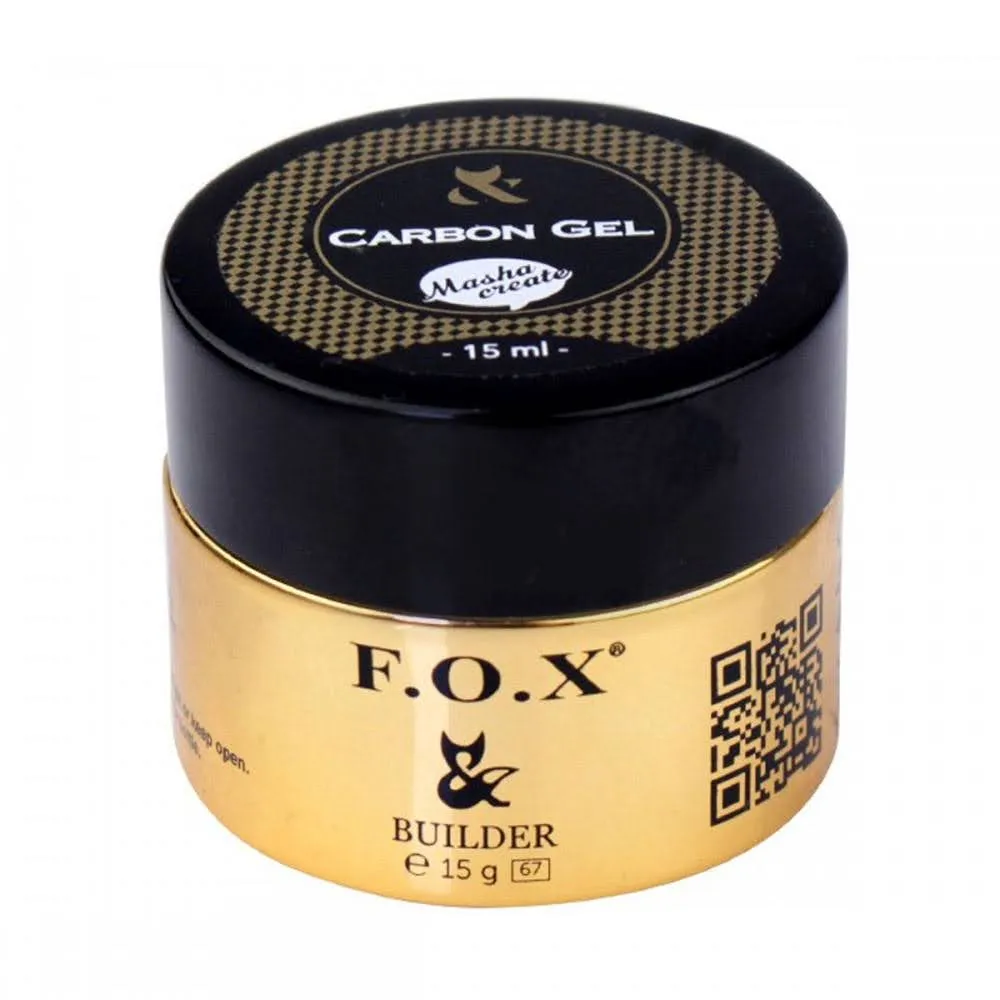 Гель для ремонту нігтьової пластини F.O.X. Carbon Gel Masha Create, 15 мл