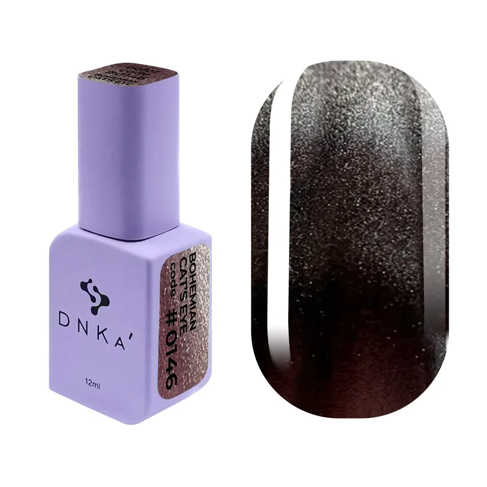 Гель-лак DNKa Cat's Eye, №0013 (0146), Bohemian, 12 мл