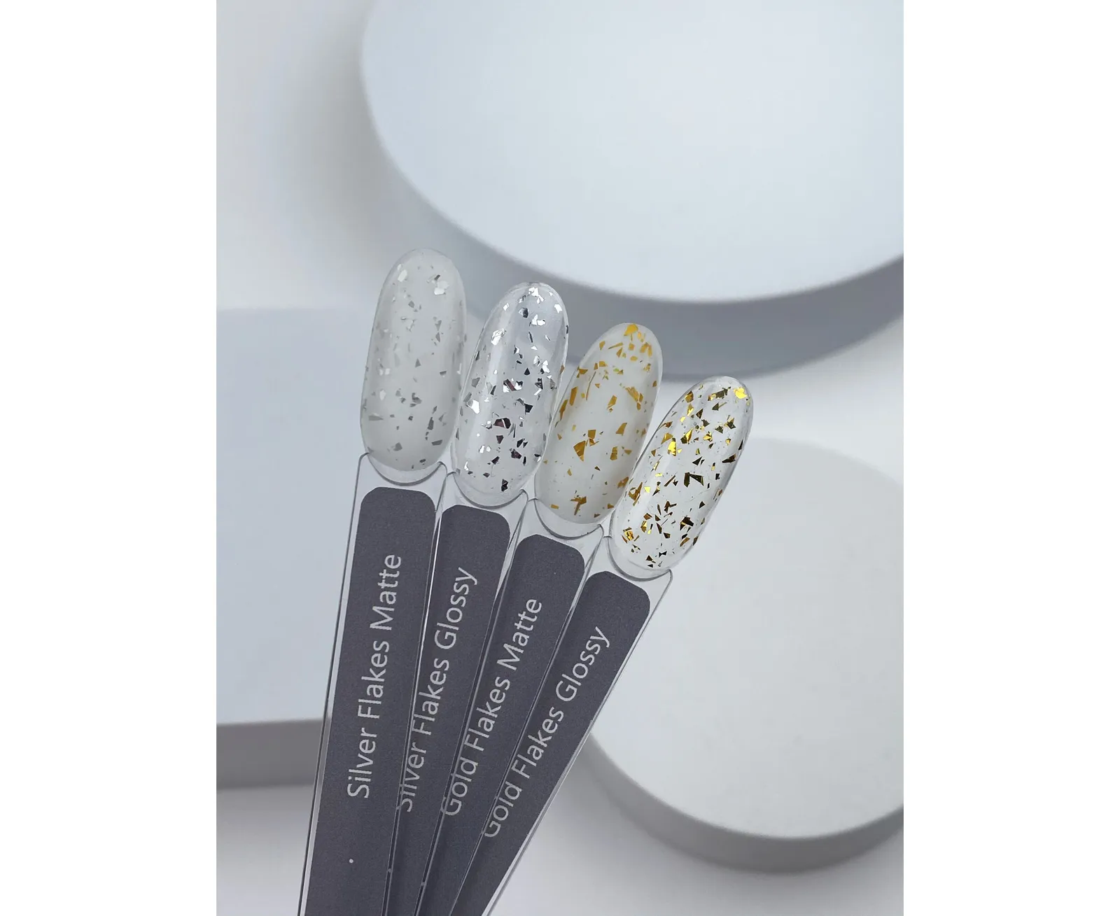 Топ HELLO Gold glossy без липкого шару з поталлю, 15 мл