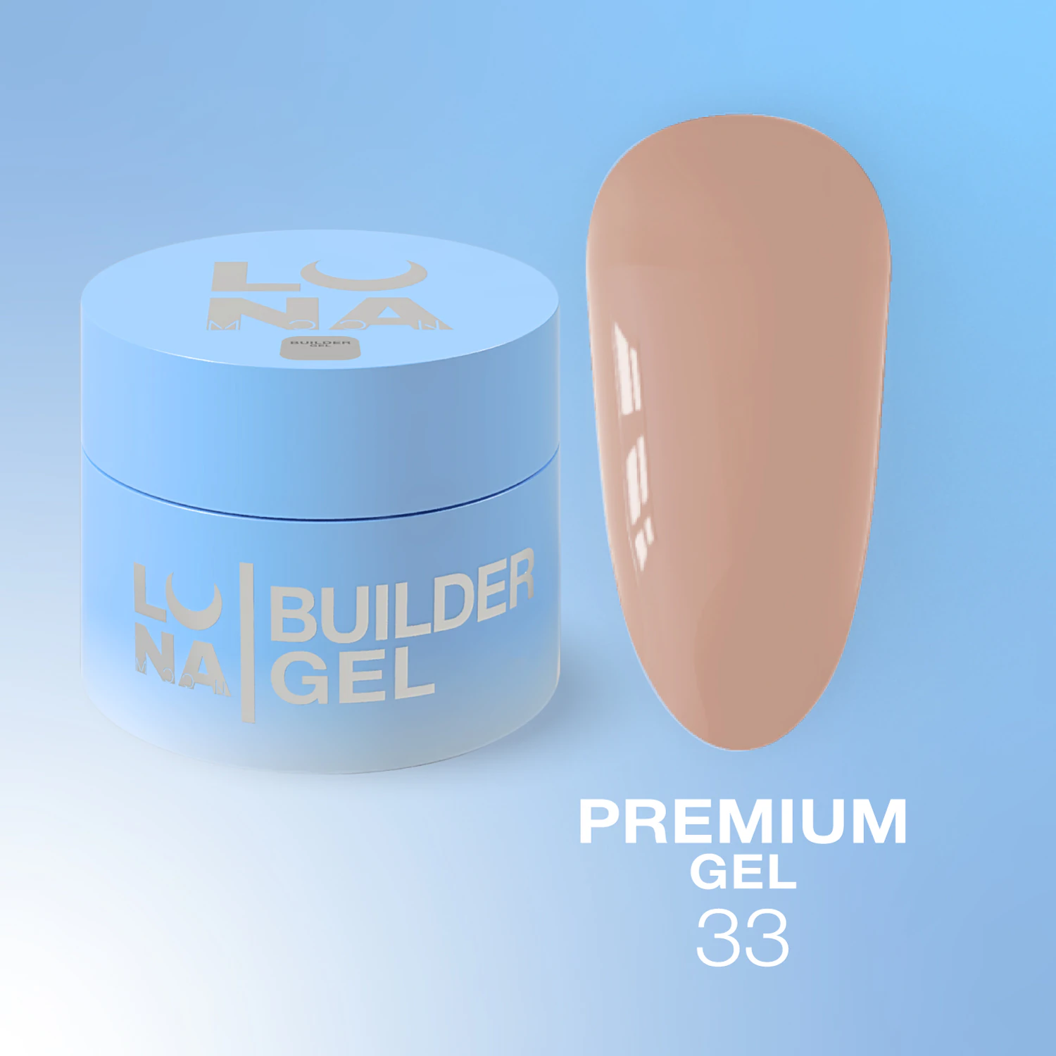 Камуфлюючий гель LUNA Premium gel 33, 50 мл