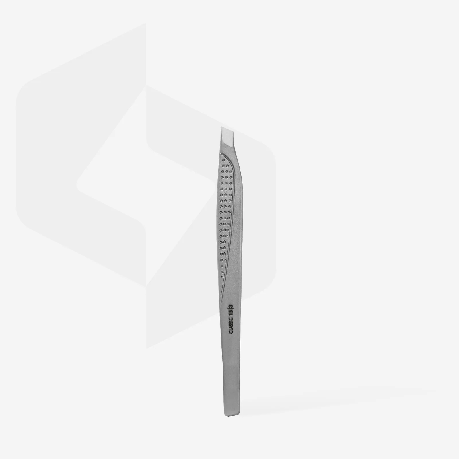 Пинцет для бровей Staleks CLASSIC 15 TYPE 3 (широкие скошенные кромки)
