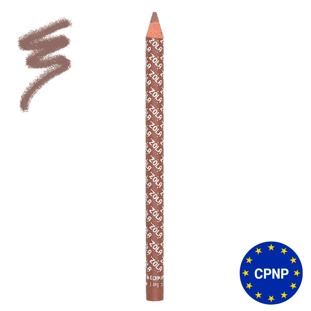 Карандаш для бровей ZOLA Powder Brow Pencil Blonde пудровый, светло-коричневый