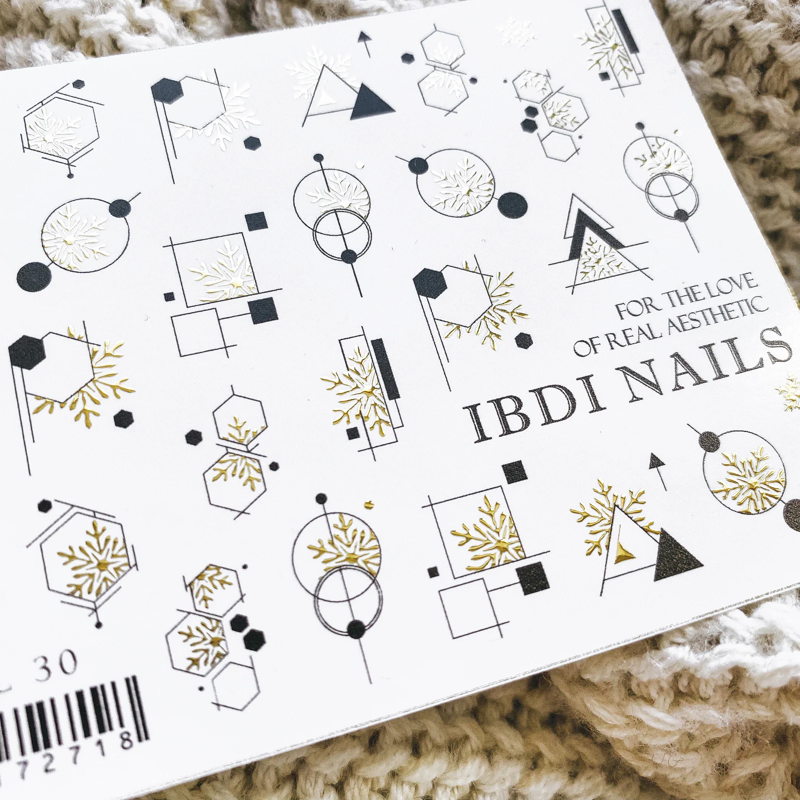 Слайдер-дизайн фольгований IBDI NAILS AIR FOIL 30
