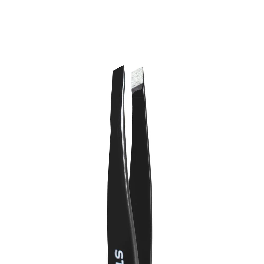 Пинцет для бровей с широкими скошенными кромками Staleks Expert 11 TYPE 4