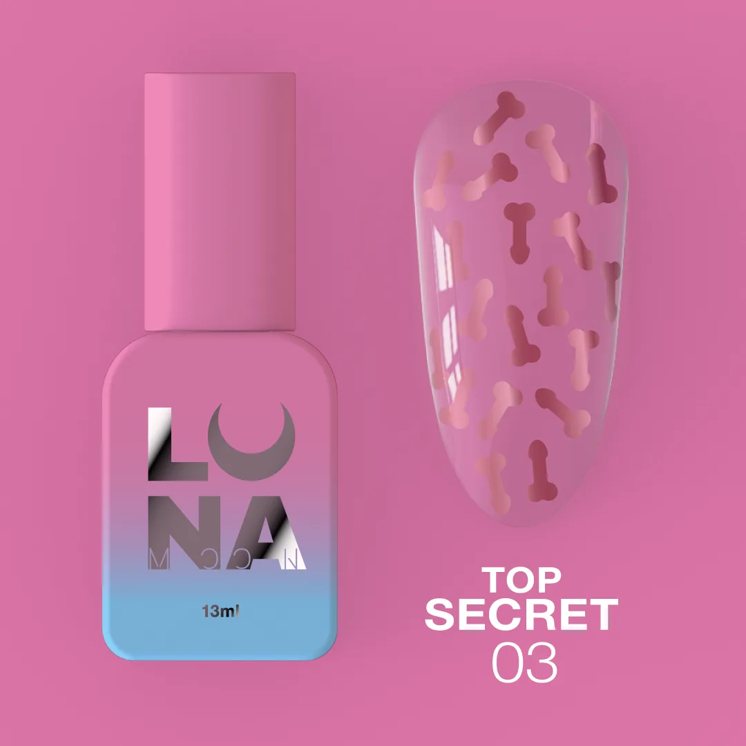 Топ для гель-лака LUNA Secret №3, 13 мл