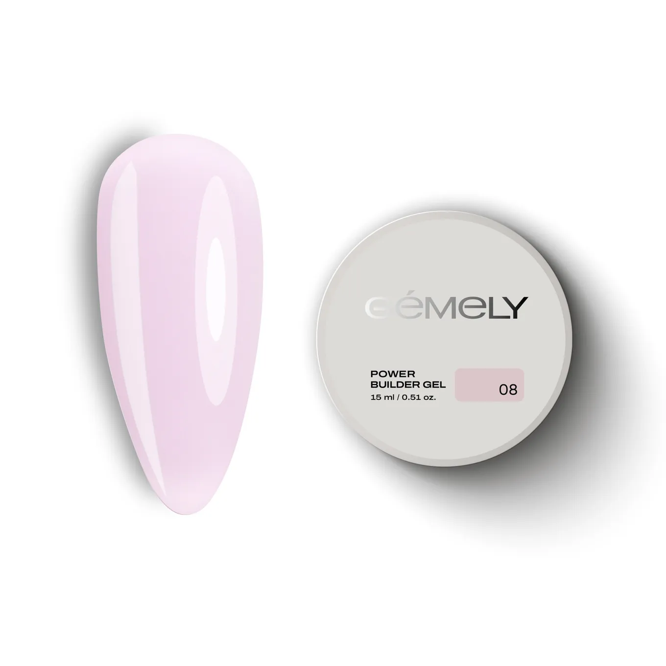 Гель GÉMELY ex GA&MA Power Builder Gel №008, 15 мл