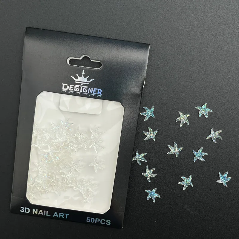 3D декор Designer для об'ємного дизайну "Морські зірки", 50 шт