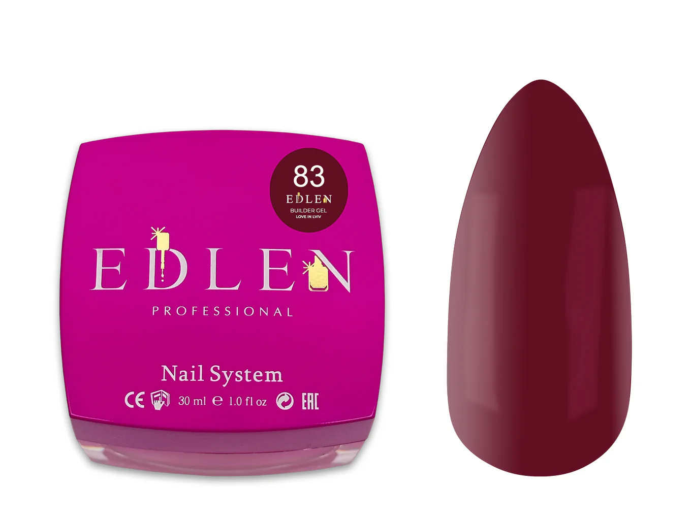 Edlen Builder Gel Lviv №83, 30 мл