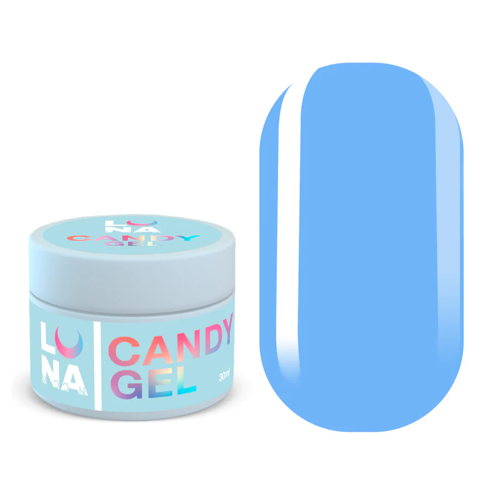 LUNA Candy gel 1, камуфлюючий гель, блакитний, 30 мл