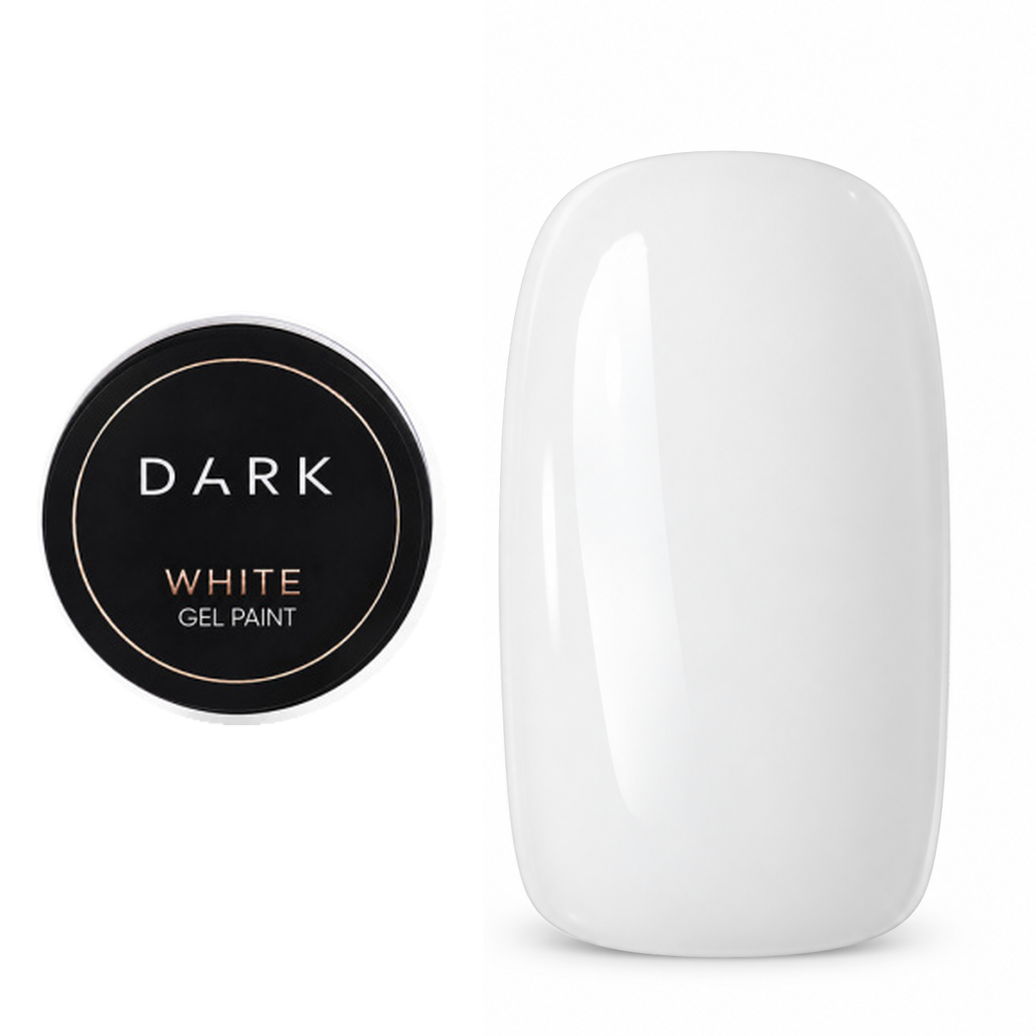Dark White gel paint, 5g