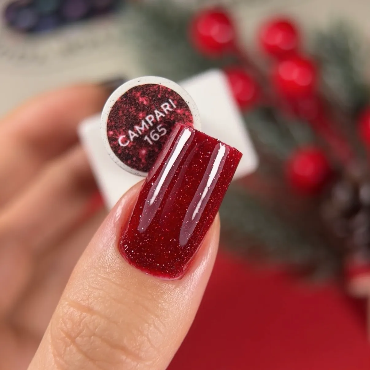 Гель-лак NAILSOFTHENIGHT Campari—червоний №165, 10 мл