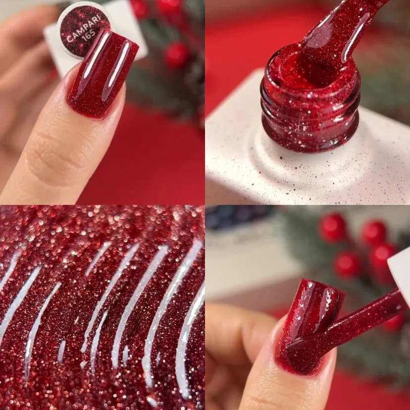 Гель-лак NAILSOFTHENIGHT Campari—червоний №165, 10 мл