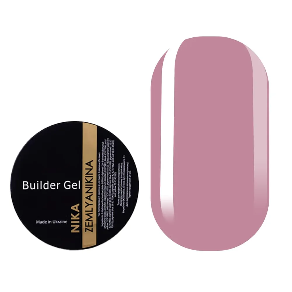 Камуфлюючий гель Nika Zemlyanikina Builder gel Sweet Pink, 30 мл
