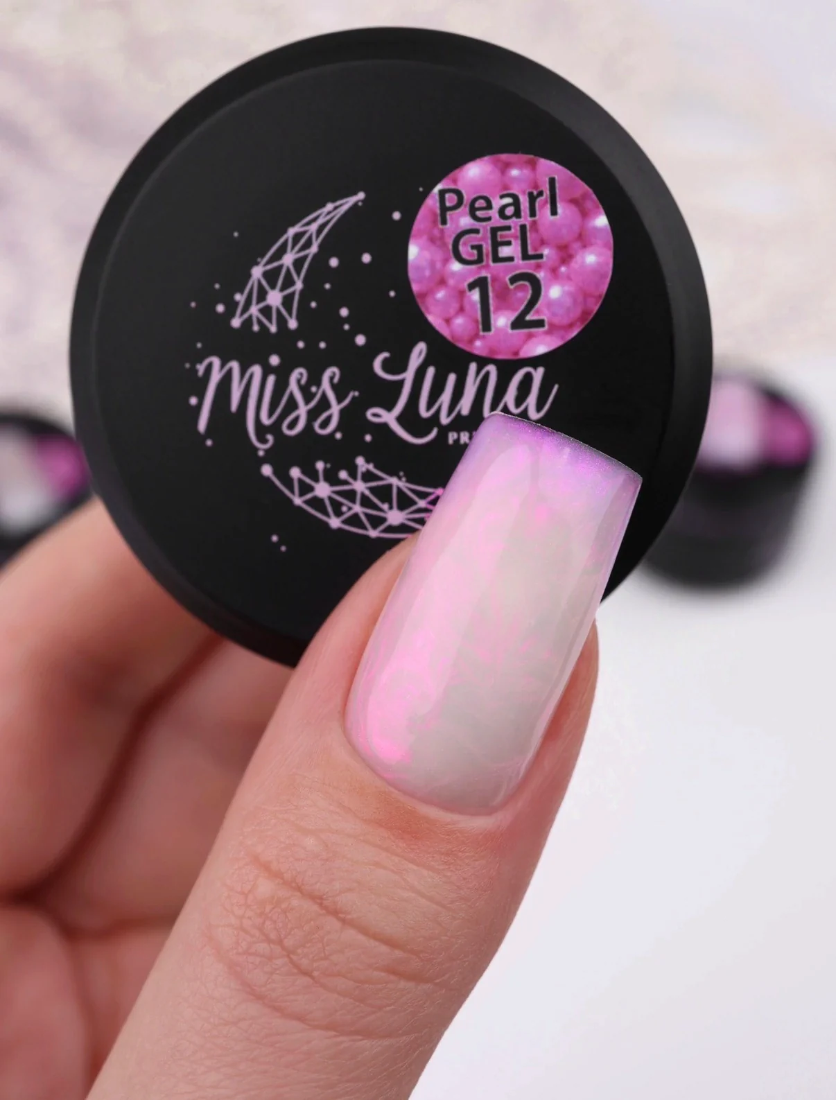 Pearl gel, Miss Luna Premium №12, 15 мл